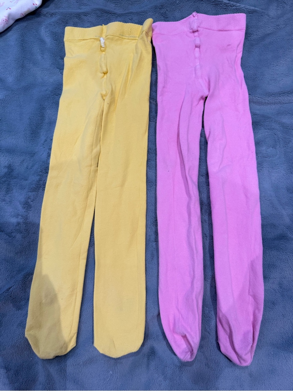 Gap Kids Cotton Tights - Pink and Yellow